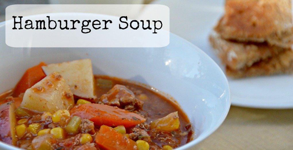 hamburger soup slider