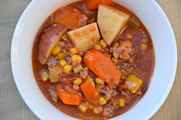 Hamburger Soup - Delicious Comfort Food - Thermal Cooker